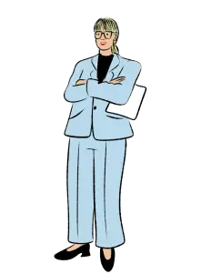 HOW231202 Website Illustrations 220X300px Female Office Worker