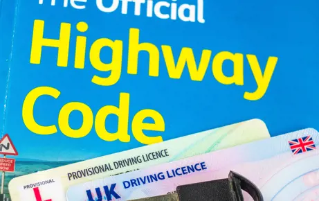 the highway code with driving licences